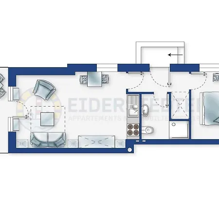 Διαμέρισμα Wohnung-1-sonnenblick-id-377 Sankt Peter-Ording